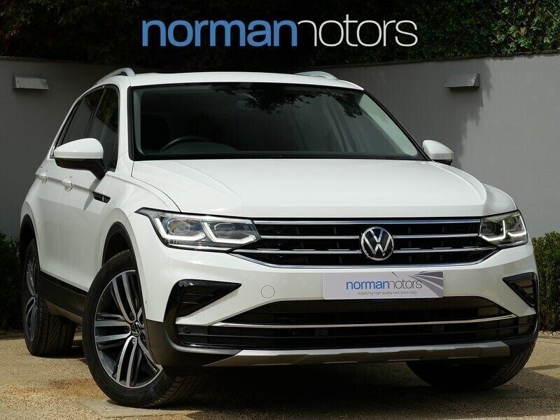 White Used 2020 VW Tiguan Elegance SUV | £20,995 (Fair price) - Image 1/3