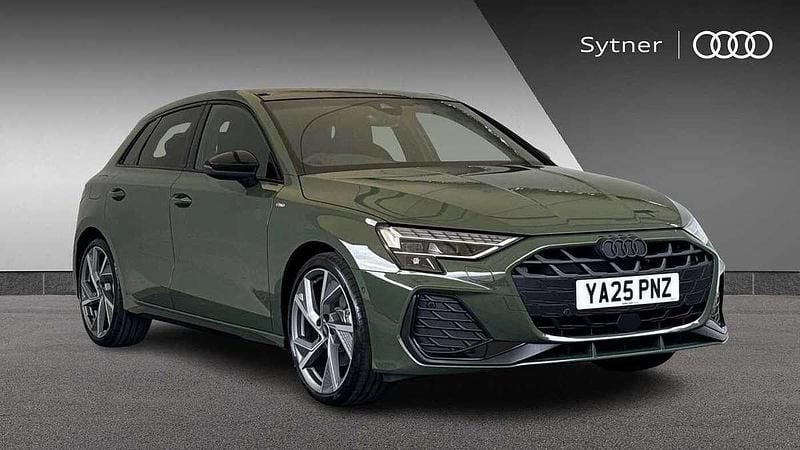 Green New 2025 Audi A3 Black Edition Hatchback | £33,000 (Super price) - Image 1/4