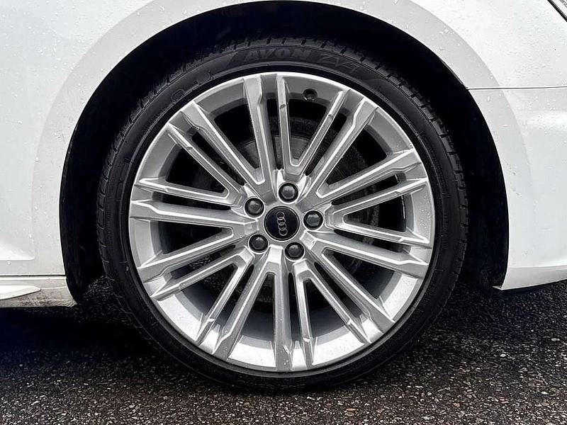 Used Audi A4 S-Line 150 HP (110 kW) 2019 Ibis white, solid Sedan