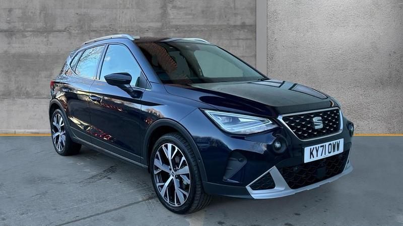 Blue Used 2021 Seat Arona Xperience Lux SUV | £13,490 (Fair price) - Image 1/4