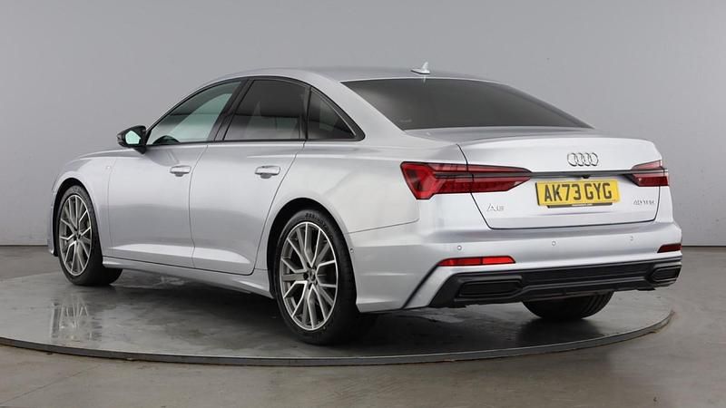 Used Audi A6 Black Edition 204 HP (150 kW) 2023 Silver Sedan