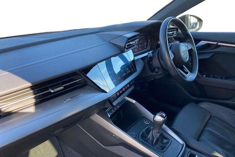 Used Audi A3 S-Line 147 HP (108 kW) 2020 Black Sedan