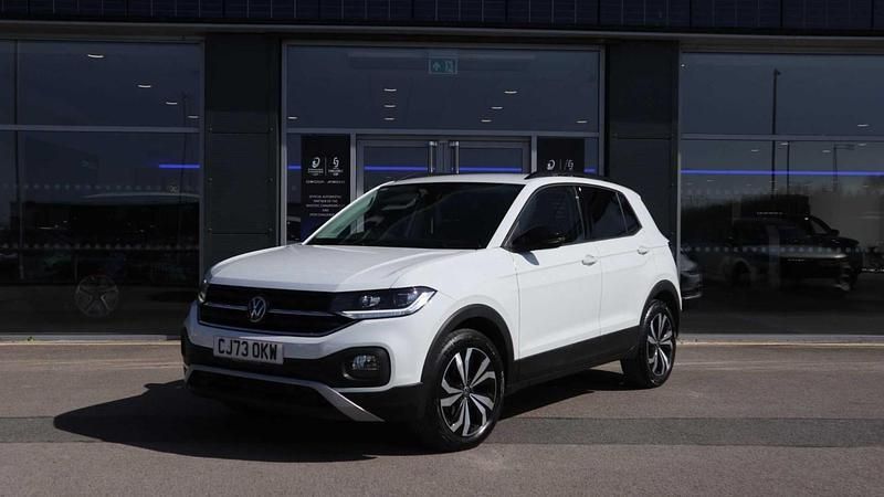 White Used 2023 VW T-Cross Black Edition SUV | £19,898 (Fair price) - Image 1/3