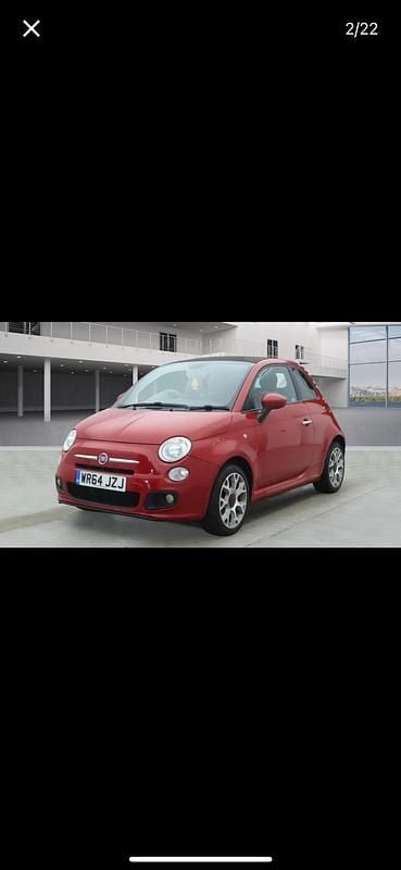 Used Fiat 500 S 2014 Red Cabriolet