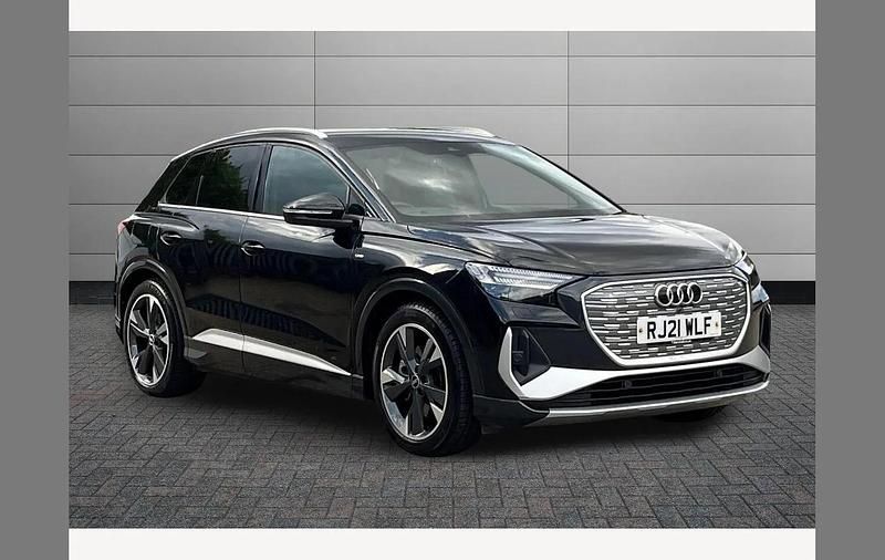 Black Used 2021 Audi Q4 e-tron Comfort SUV | £25,822 (Good price) - Image 1/4