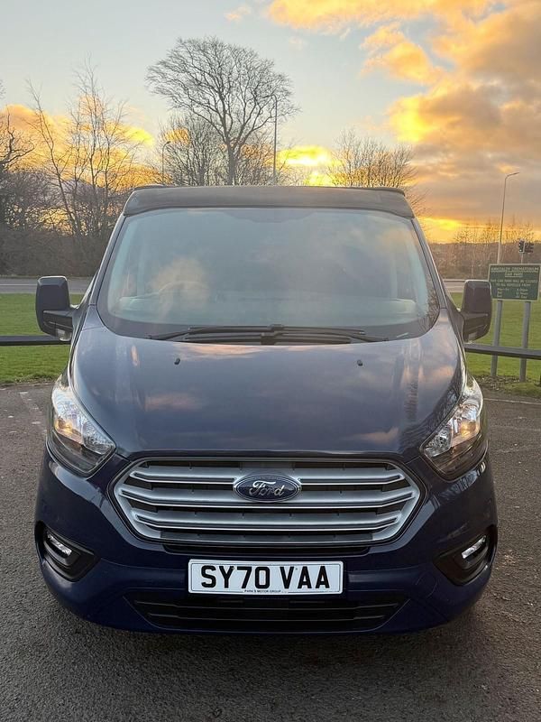 Used Ford Transit Custom 105 HP (77 kW) 2020 Blue Van