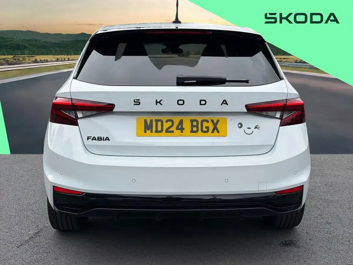 Used Skoda Fabia Monte Carlo 116 HP (85 kW) 2024 White Hatchback