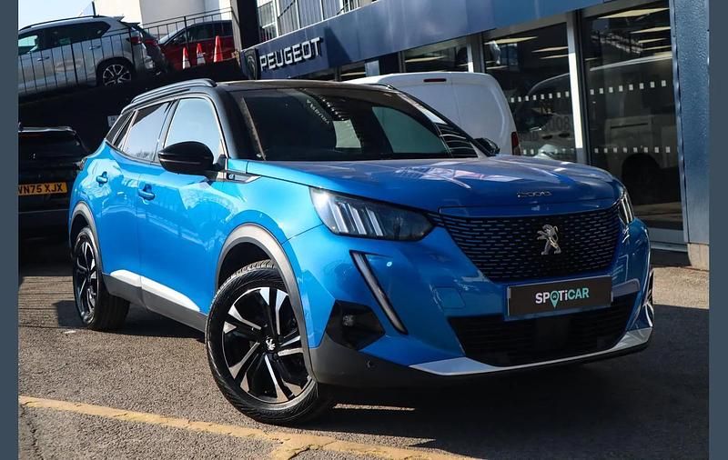 Used Peugeot e-2008 GTi 100 kW (136 HP) 2022 Blue SUV