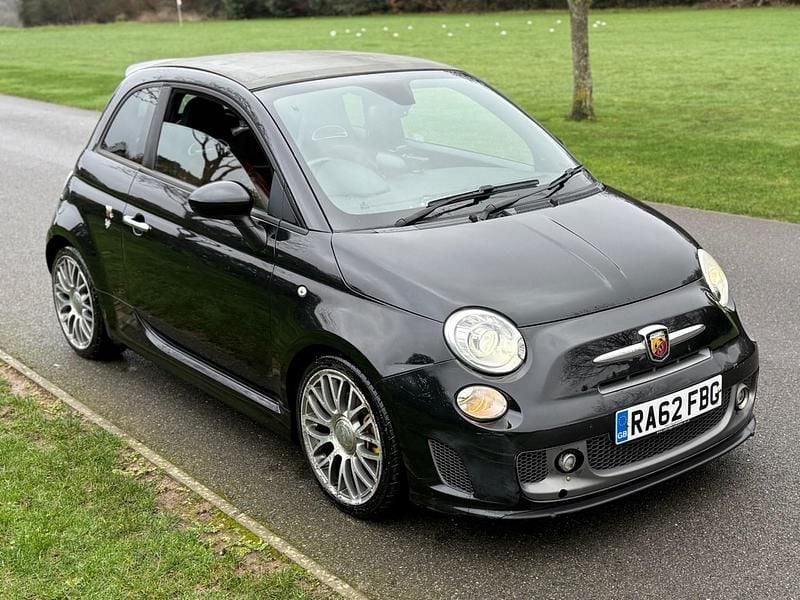 Used Abarth 595C Turismo 160 HP (117 kW) 2013 Black Cabriolet