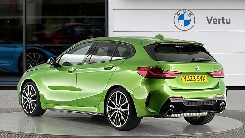 Used BMW M135 Comfort Edition 306 HP (225 kW) 2023 Green Hatchback