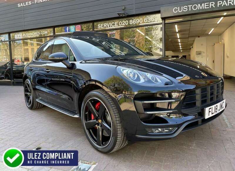 Black Used 2018 Porsche Macan Turbo Performance Package SUV | £45,350 (Fair price) - Image 1/4