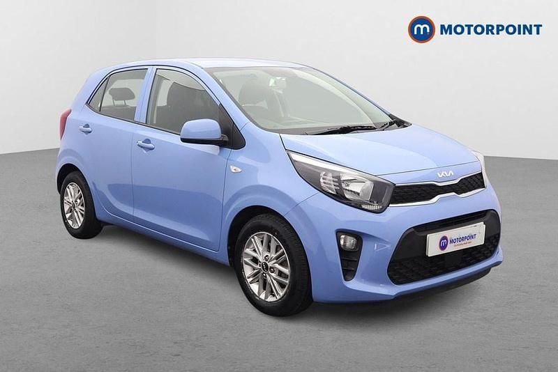 Used Kia Picanto 2021 Blue Hatchback