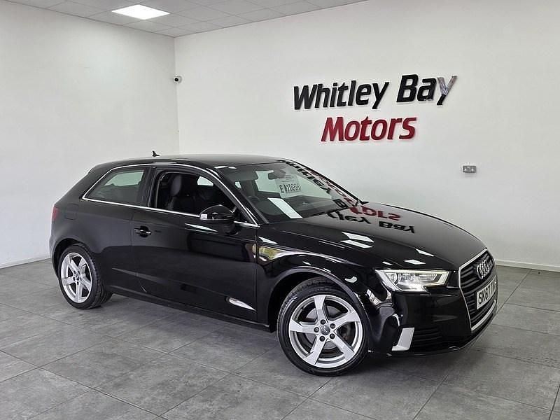 Begagnad Audi A3 Sport 150 HK (110 kW) 2017 Svart Halvkombi