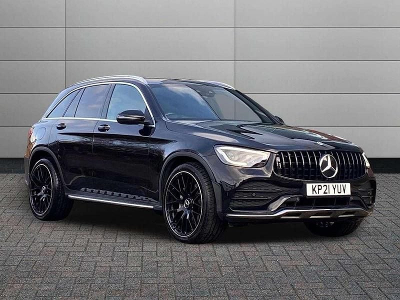 Black Used 2021 Mercedes GLC300 AMG Line Premium SUV | £28,690 (Good price) - Image 1/4