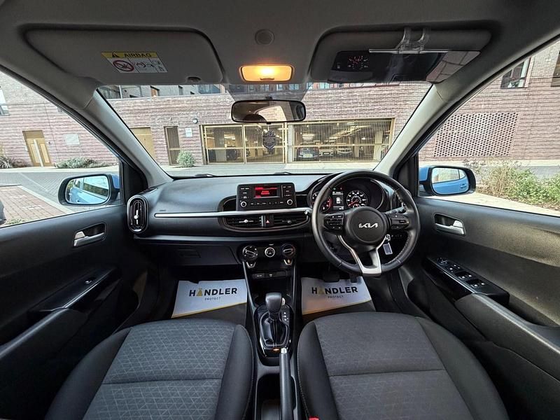 Used Kia Picanto 2021 Blue Hatchback