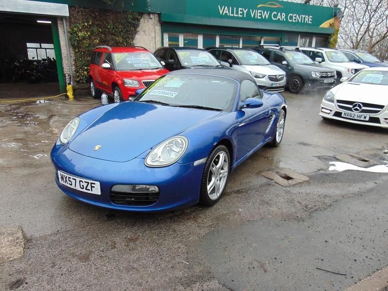 Used Porsche Boxster 245 HP (180 kW) 2007 Blue Cabriolet