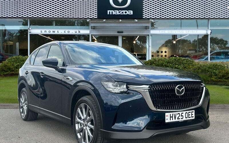 Blue Used 2025 Mazda CX-60 Exclusive-Line SUV | £35,995 (Super price) - Image 1/4