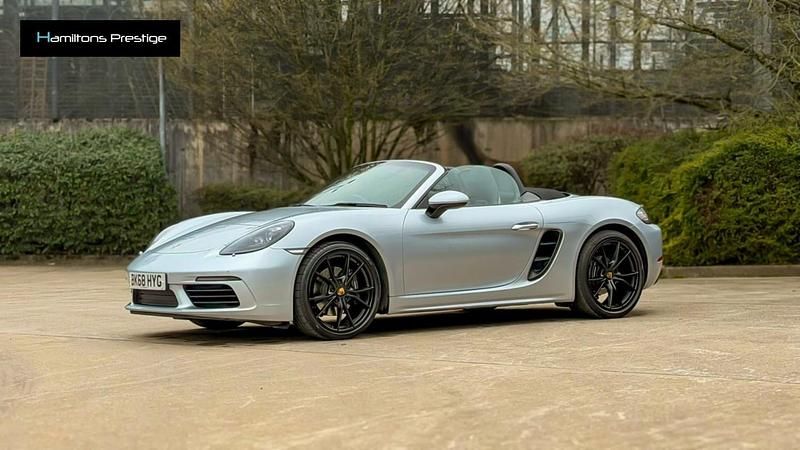 Used Porsche 718 Boxster 300 HP (220 kW) 2018 Silver Cabriolet