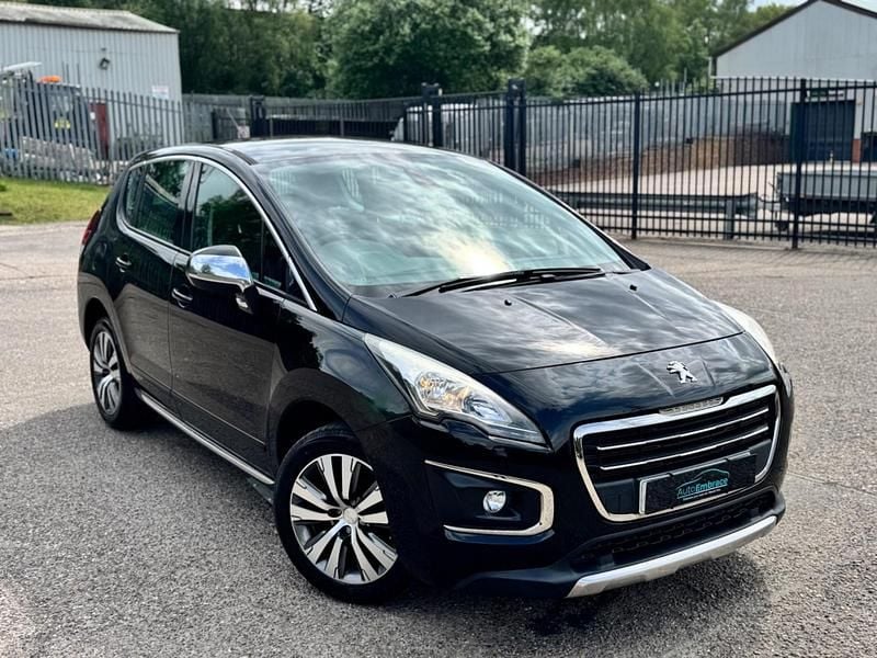 Black Used 2015 Peugeot 3008 Active Hatchback | £3,850 (Good price) - Image 1/4