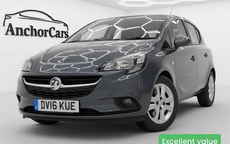 Used Vauxhall Corsa Design Edition 90 HP (66 kW) 2016 Grey Hatchback