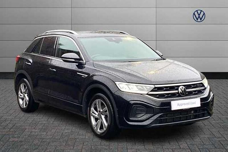 Black Used 2022 VW T-Roc R-line SUV | £22,985 (Fair price) - Image 1/4