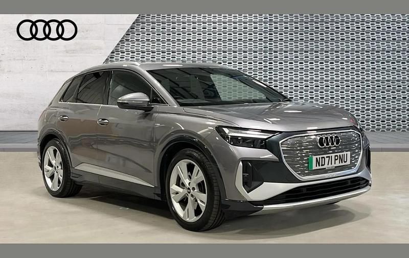 Used Audi Q4 e-tron S-Line 150 kW (204 HP) 2021 Grey SUV