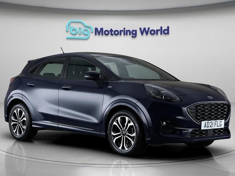 Blue Used 2021 Ford Puma ST-Line Hatchback | £13,200 (Good price) - Image 1/4