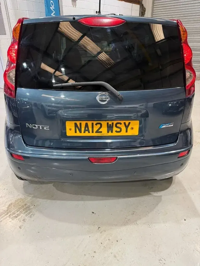 Used Nissan Note N-TEC 90 HP (66 kW) 2012 Blue Hatchback