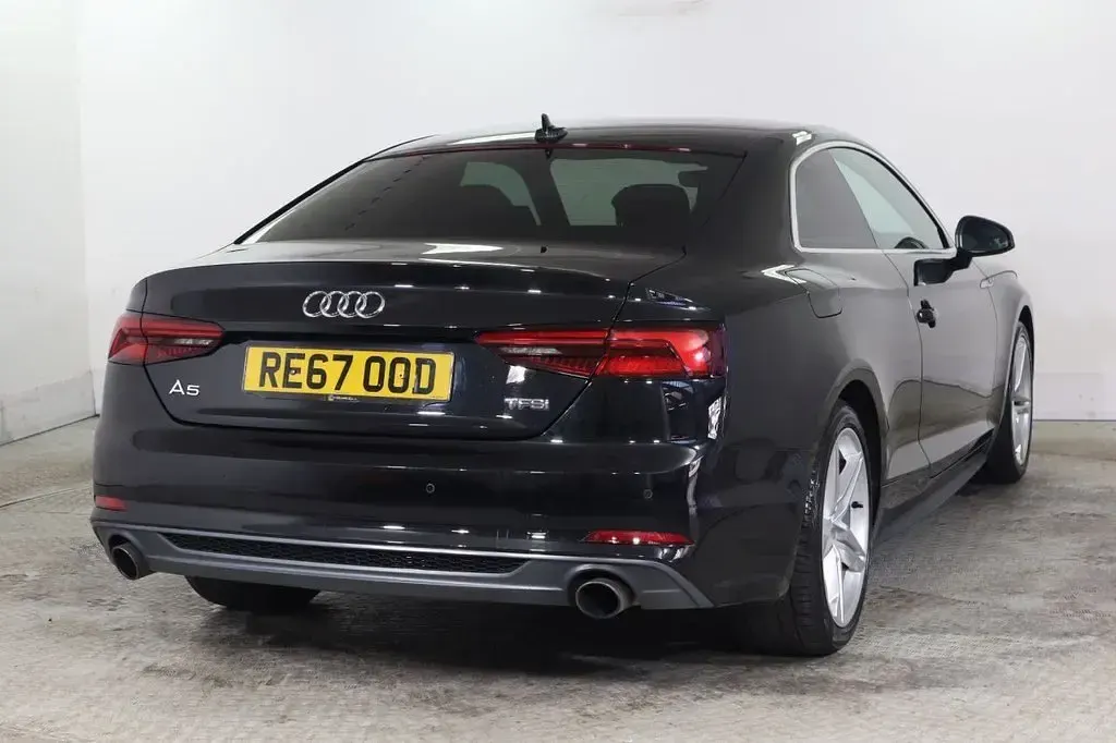 Used Audi A5 S-Line 190 HP (139 kW) 2017 Black Coupe