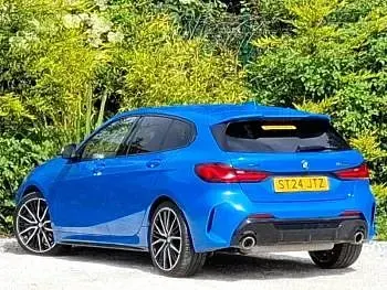 Used BMW M135 Comfort Edition 306 HP (225 kW) 2024 Blue Hatchback