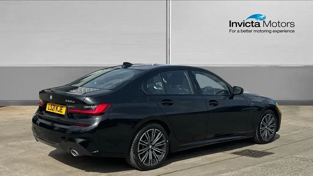 Used BMW 330e M Sport 292 HP (214 kW) 2021 Black Sedan