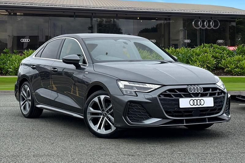 New Audi A3 S-Line 2026 Grey Sedan