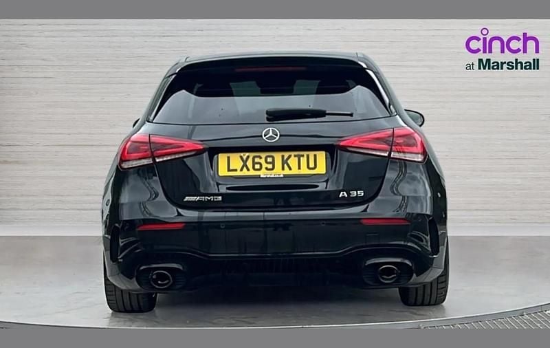 Used Mercedes A35 AMG Premium 306 HP (225 kW) 2019 Black Hatchback