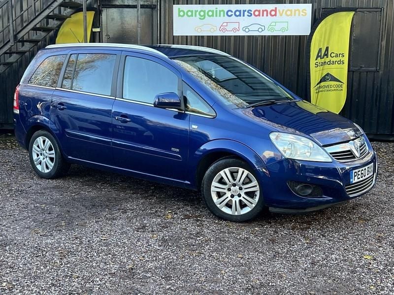 Blue Used 2010 Vauxhall Zafira Design Edition MPV | £1,750 (Fair price) - Image 1/4