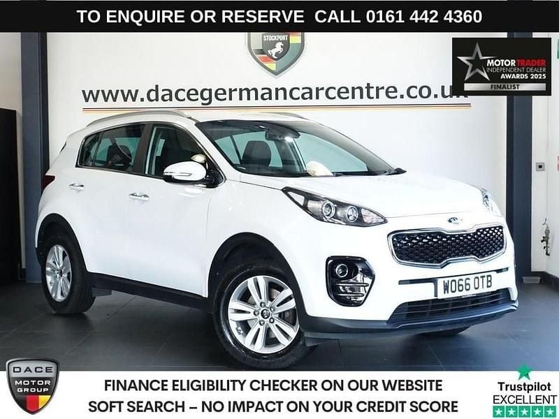 White Used 2017 Kia Sportage 2 SUV | £9,440 (Good price) - Image 1/3
