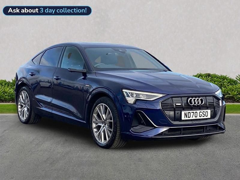 Used Audi e-tron Advanced 300 kW (408 HP) 2020 Blue SUV