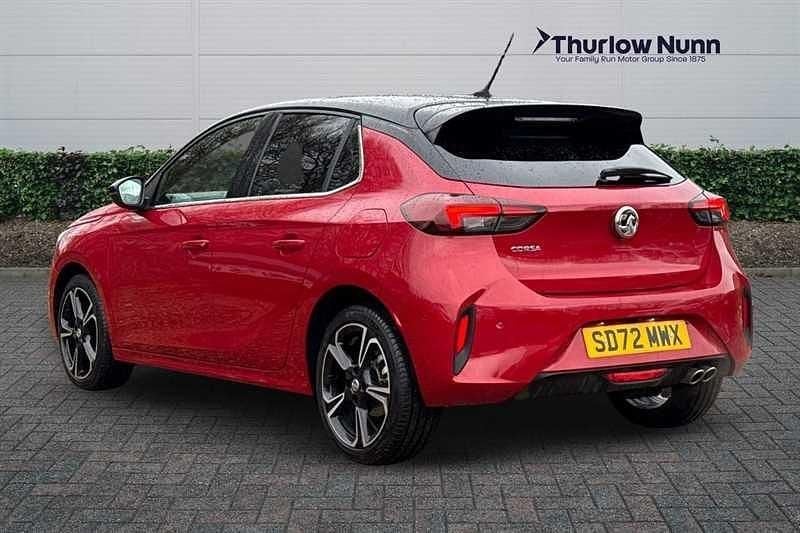 Used Vauxhall Corsa Ultimate 130 HP (95 kW) 2022 Red Hatchback