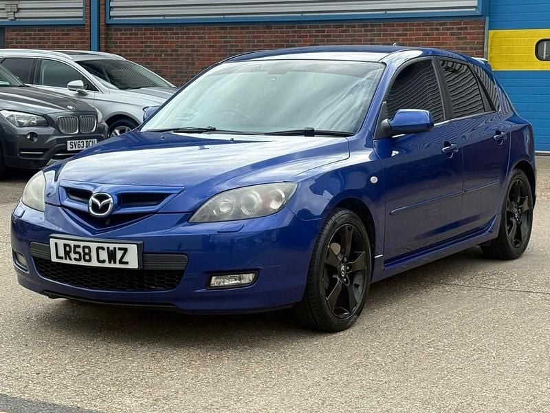 Used Mazda 3 Inclusive 105 HP (77 kW) 2008 Blue Hatchback