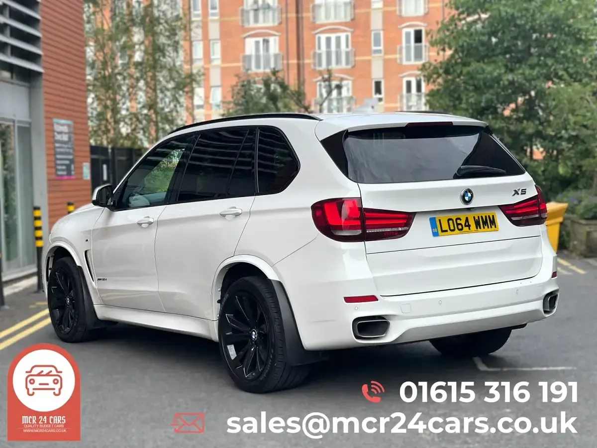 Begagnad BMW X5 M Sport 258 HK (189 kW) 2014 Vit SUV
