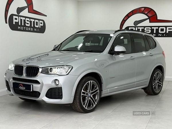 Silver Used 2017 BMW X3 M Sport SUV | £14,990 (Fair price) - Image 1/4