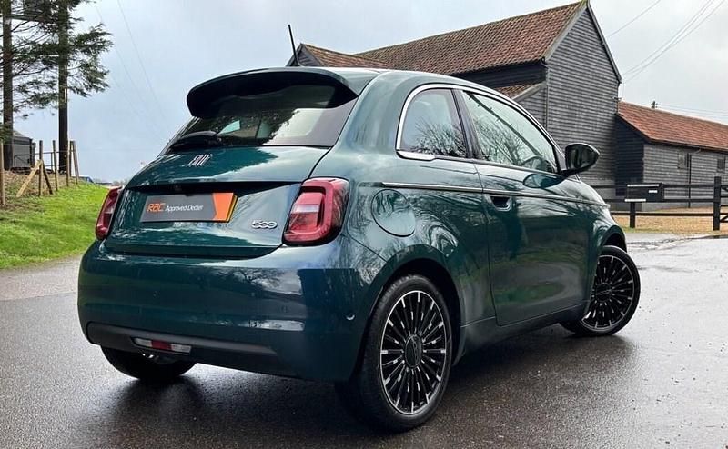 Used Fiat 500e La Prima 86 kW (118 HP) 2021 Green Hatchback