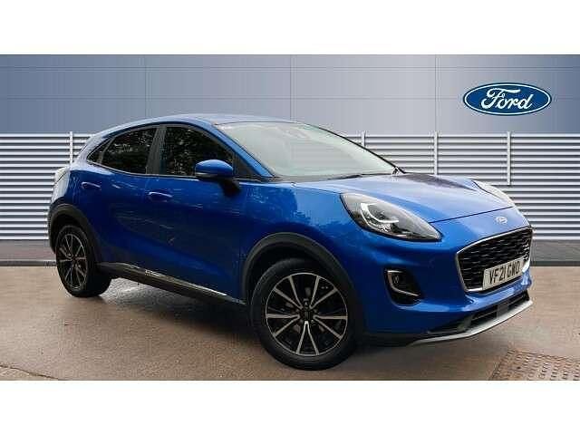 Blue Used 2021 Ford Puma Titanium SUV | £14,956 - Image 1/4