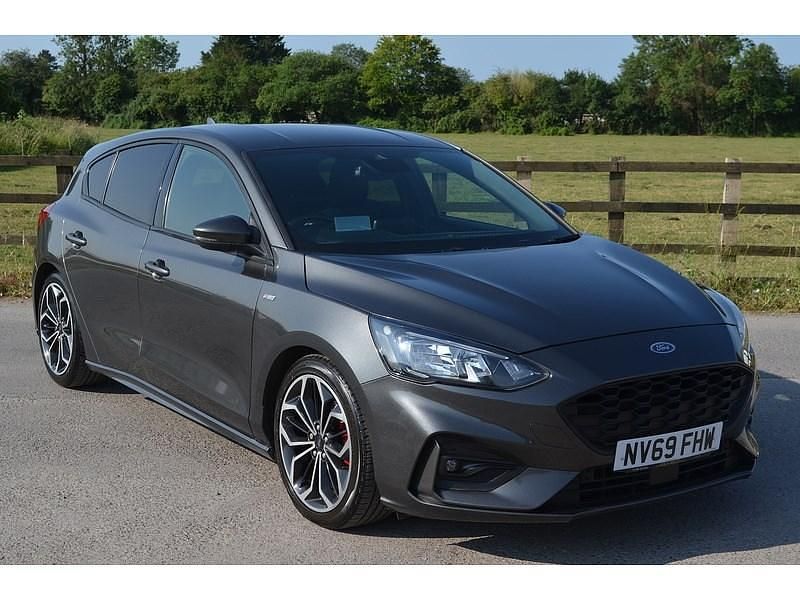Grey Used 2020 Ford Focus ST-Line X Hatchback | £8,889 (Good price) - Image 1/3