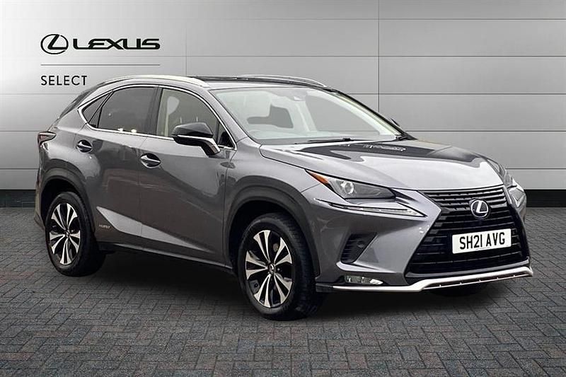 Mercury grey Used 2021 Lexus NX300h SUV | £22,350 (Good price) - Image 1/3
