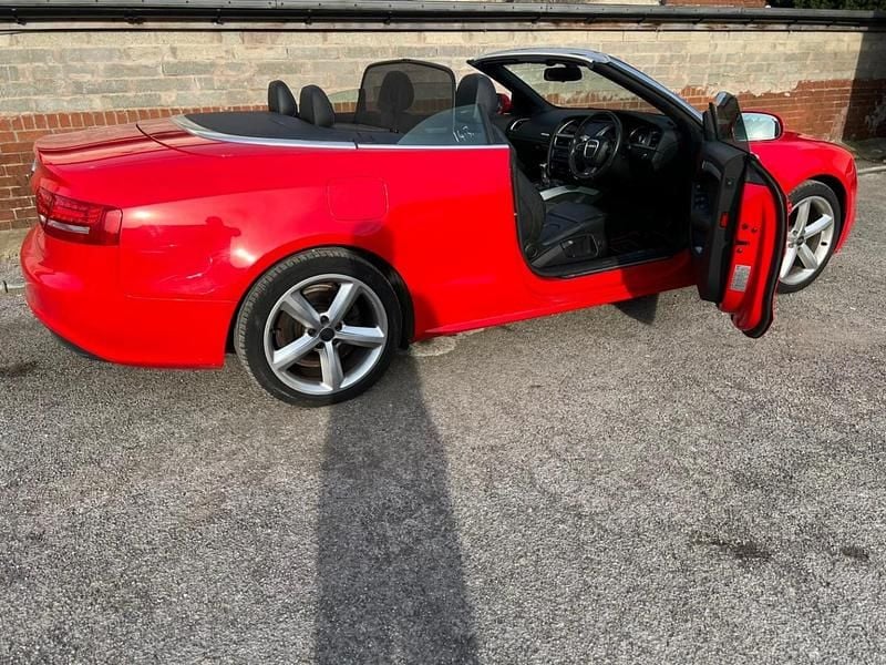 Used Audi A5 Cabriolet S-Line 2012 Red Cabriolet