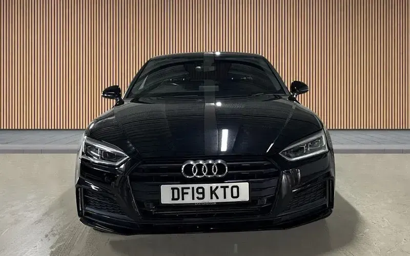 Used Audi A5 Black Edition 150 HP (110 kW) 2019 Brilliant black/brilliant black Coupe