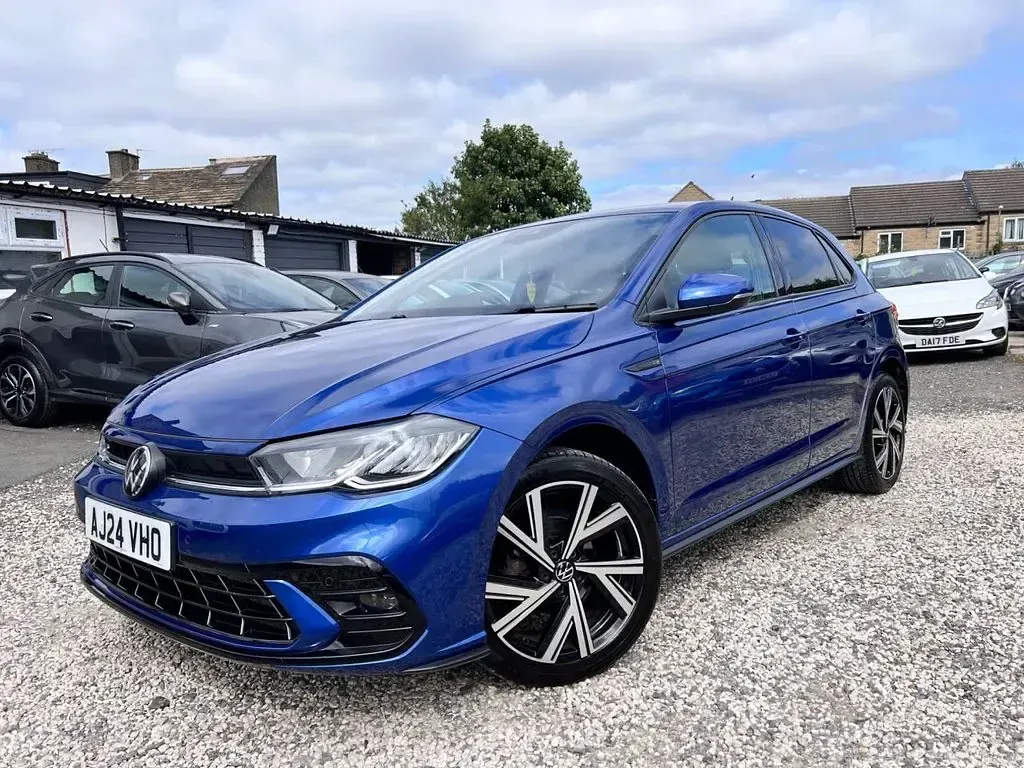Used VW Polo R-line 95 HP (69 kW) 2024 Blue Hatchback
