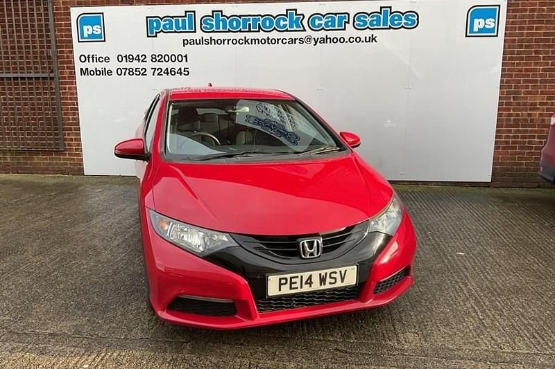 Red Used 2014 Honda Civic S Hatchback | £4,257 (Fair price) - Image 1/1