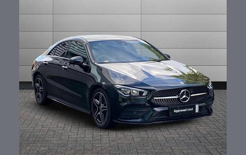 Cosmos black Used 2023 Mercedes CLA220 AMG Line Premium Sedan | £29,650 (Fair price) - Image 1/4