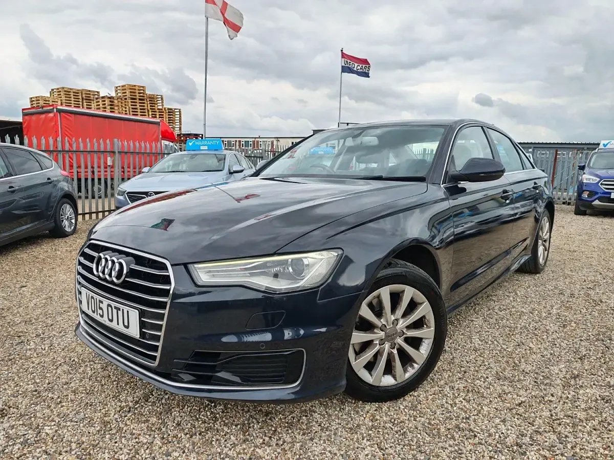 Begagnad Audi A6 190 HK (139 kW) 2015 Blå Sedan